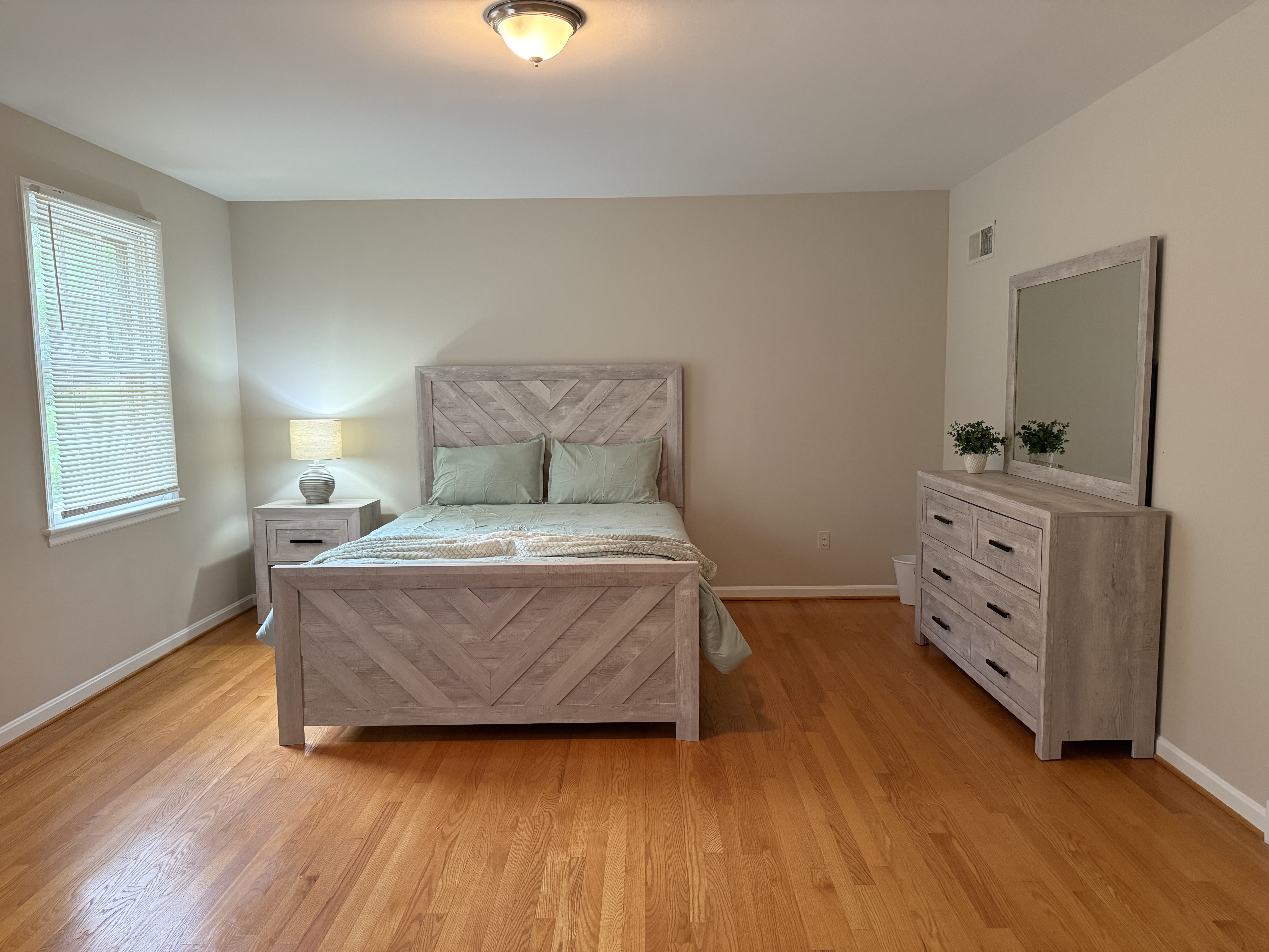 Comfortable Private Bedroom with Natural Light